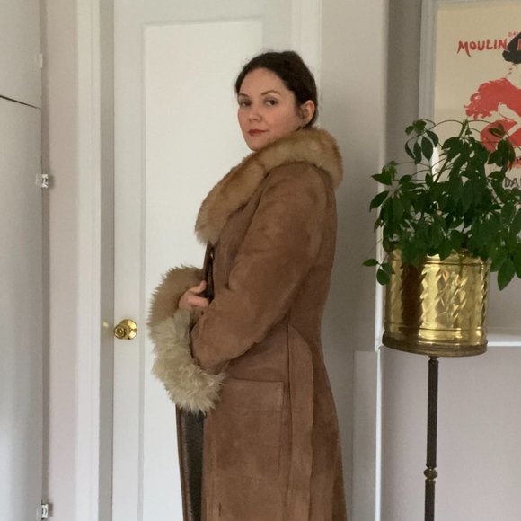 VINTAGE 1960s Penny Lane Fur Coat - Picture 8 of 15
